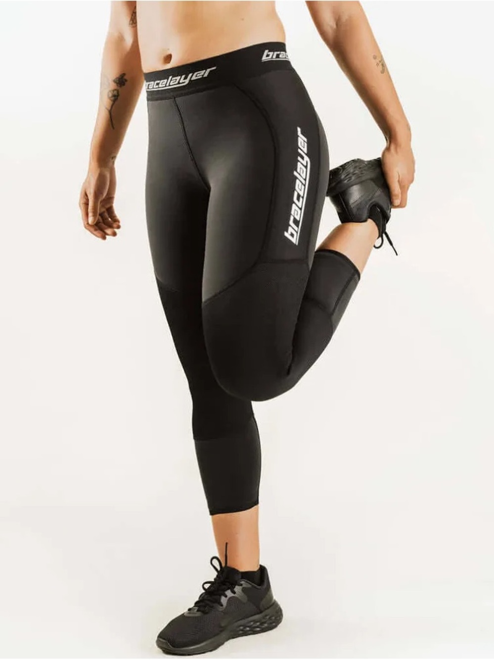 Bracelayer Women's Black 7/8 Performance Leggings